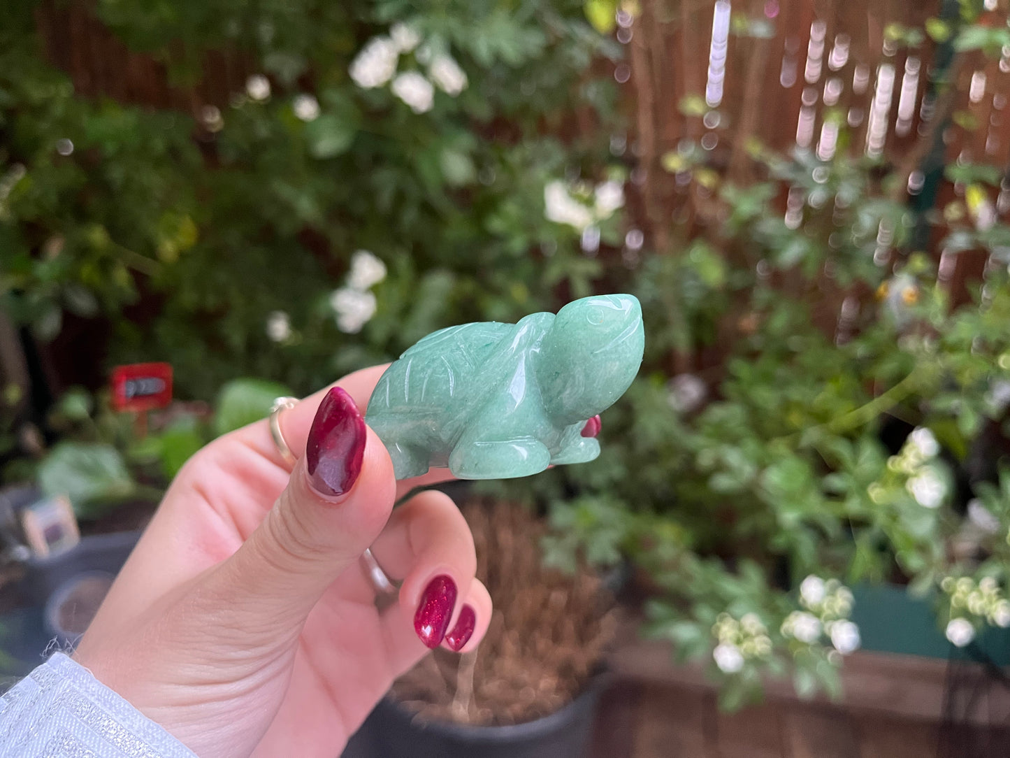 Green Aventurine Turtle Carving