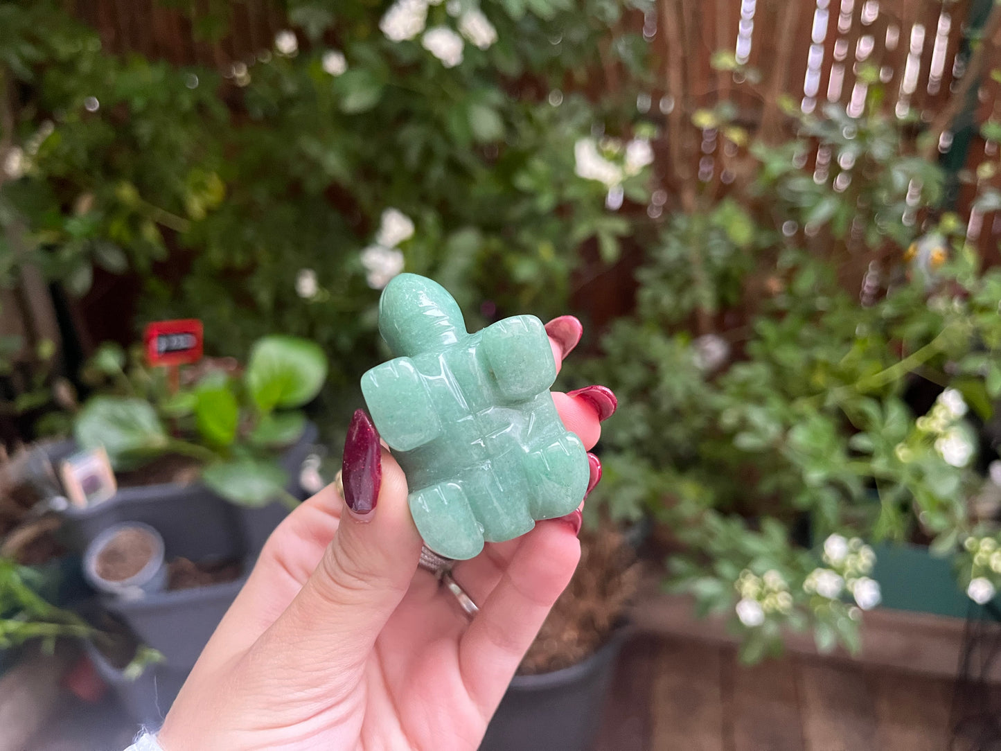 Green Aventurine Turtle Carving