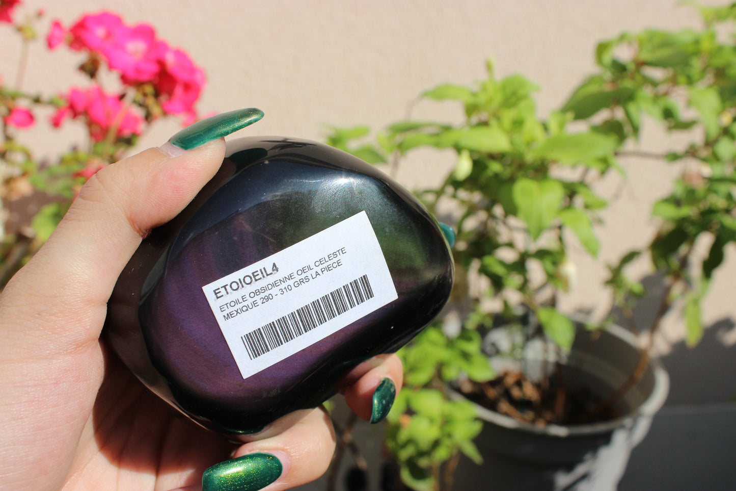 Rainbow Obsidian Star