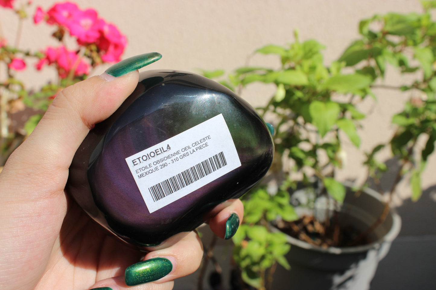 Rainbow Obsidian Star