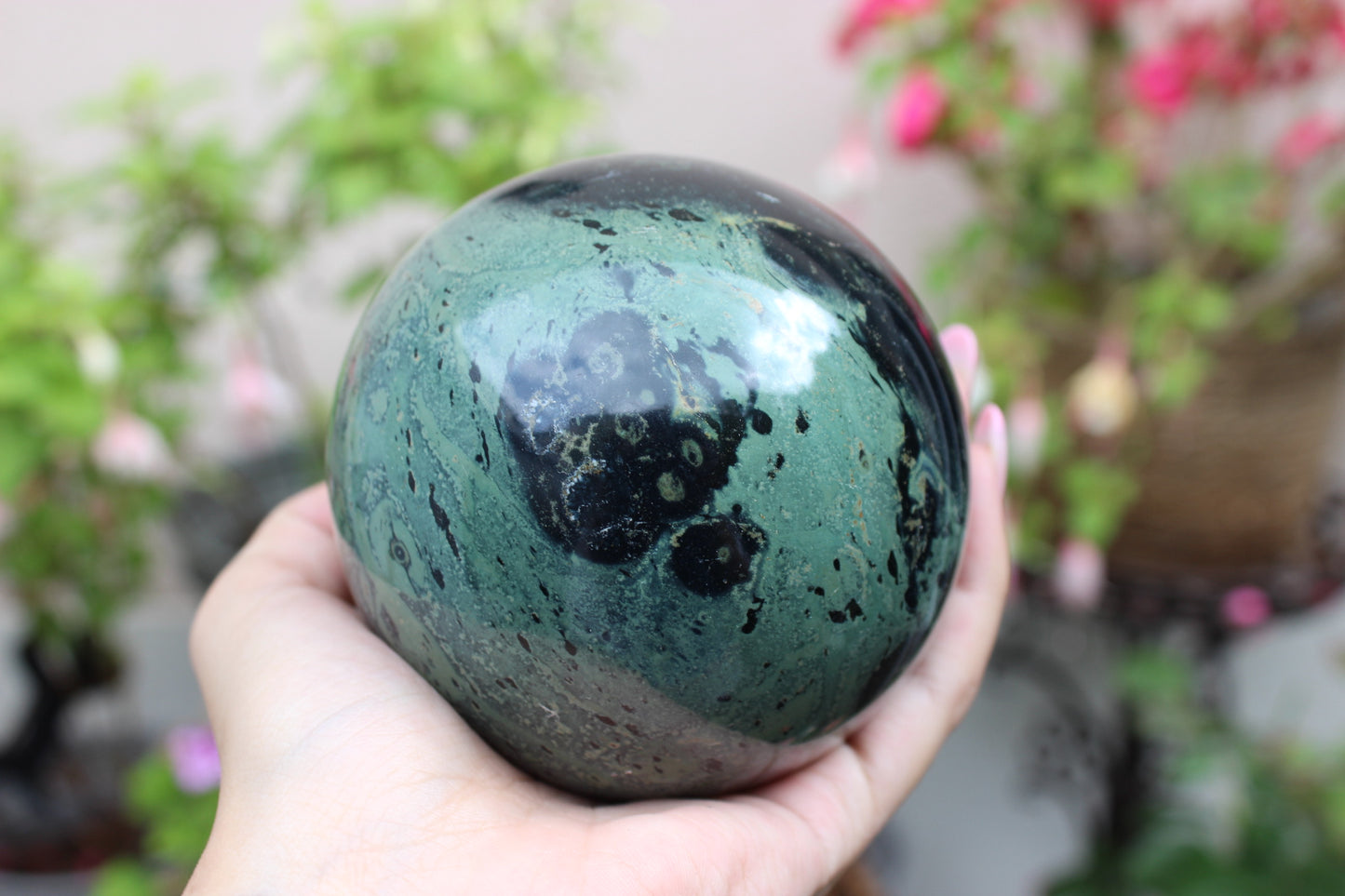 Kambaba Jasper Sphere