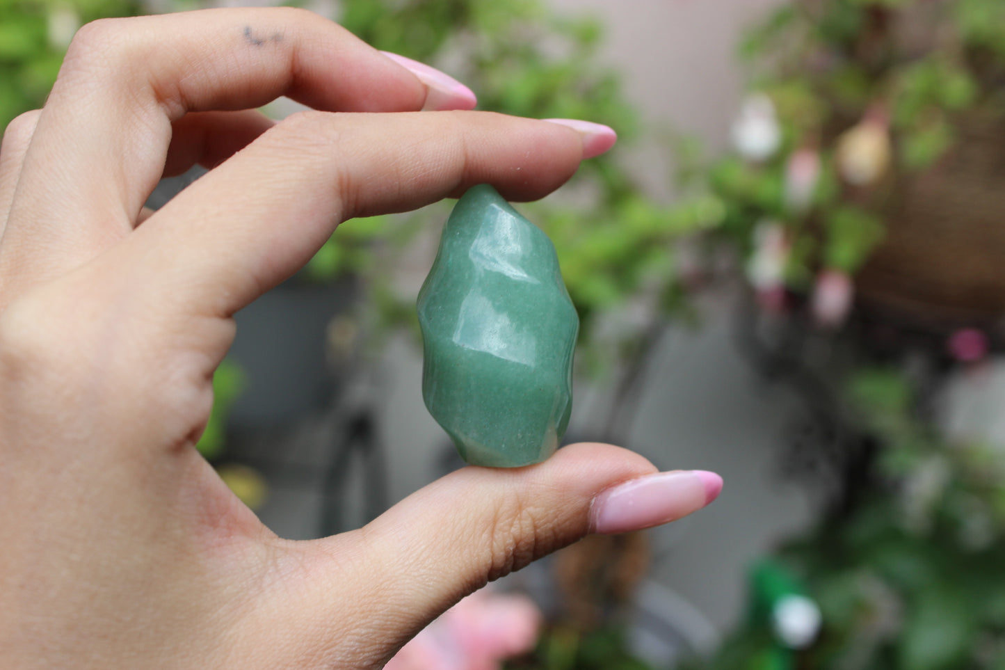 Mini Green Aventurine Flame
