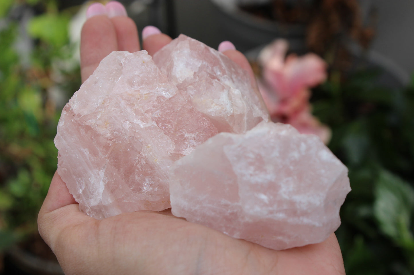 Raw Rose Quartz