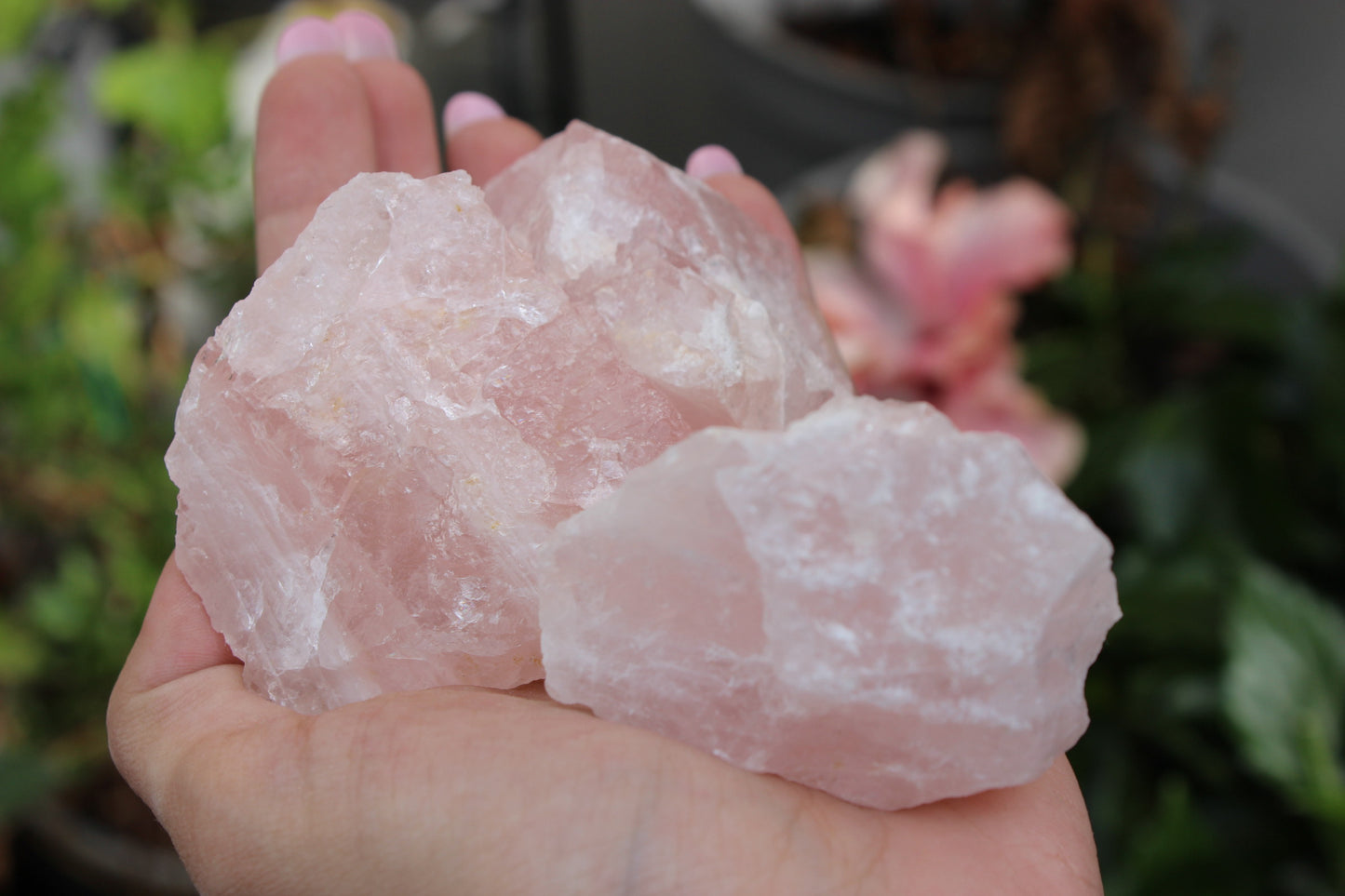 Raw Rose Quartz