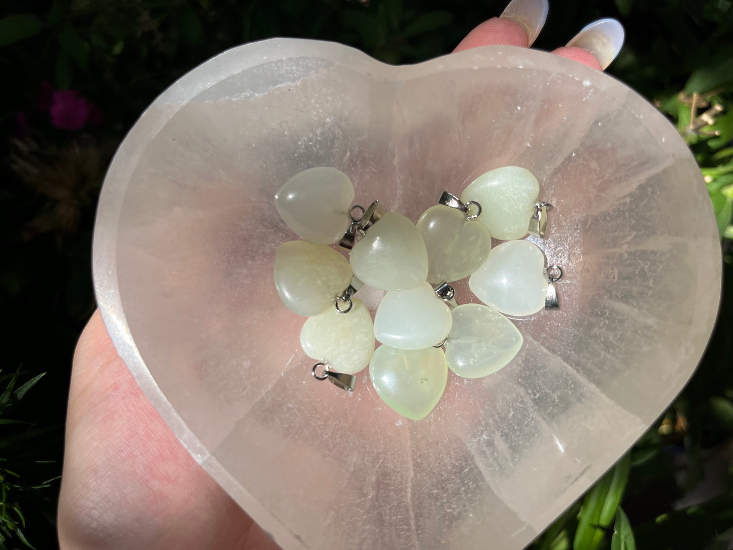 Heart-Shaped Jade Pendant