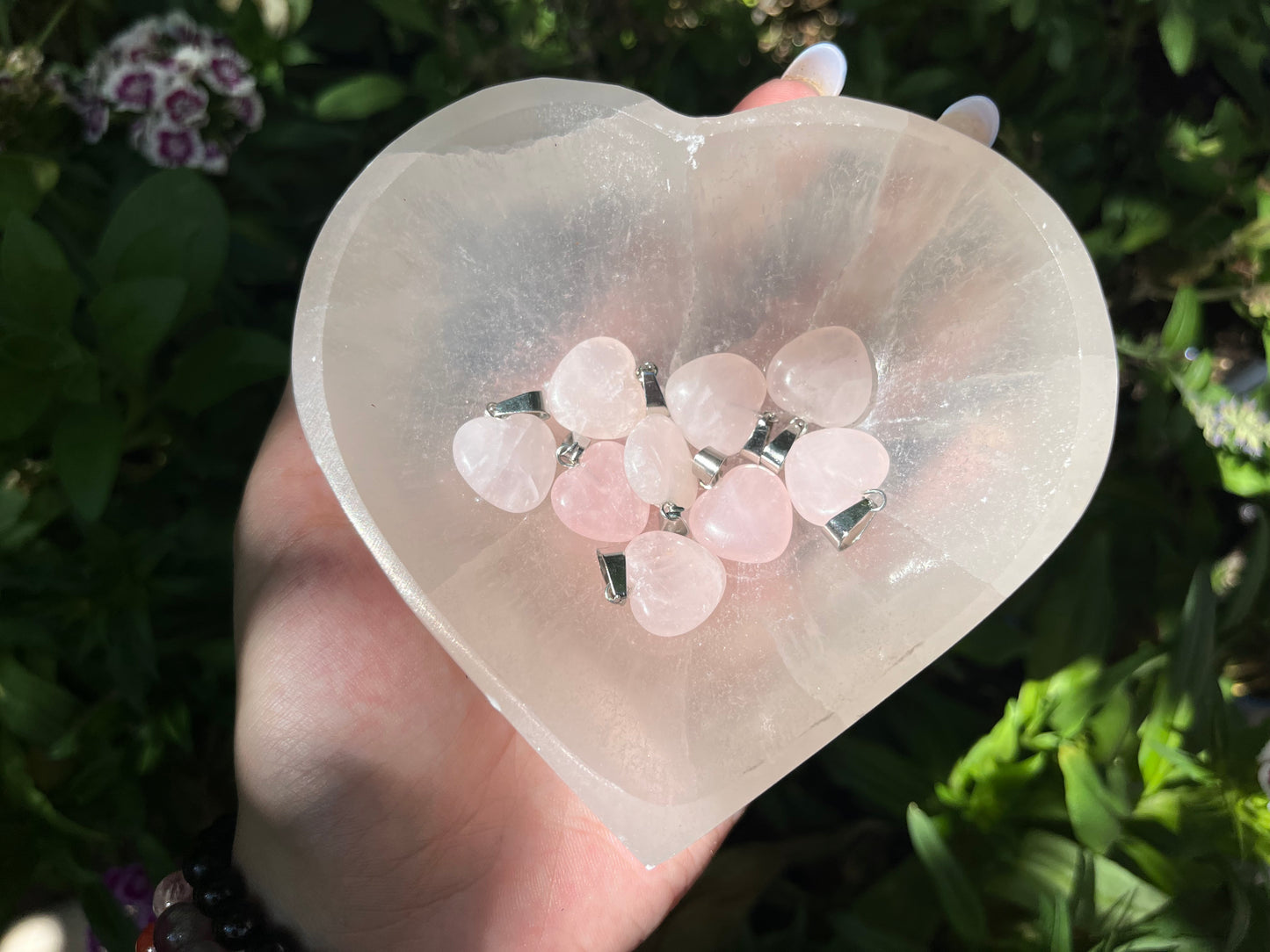 Heart-Shaped Rose Quartz