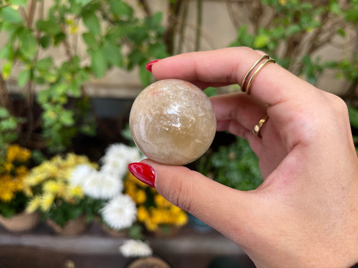 Natural Citrine Sphere