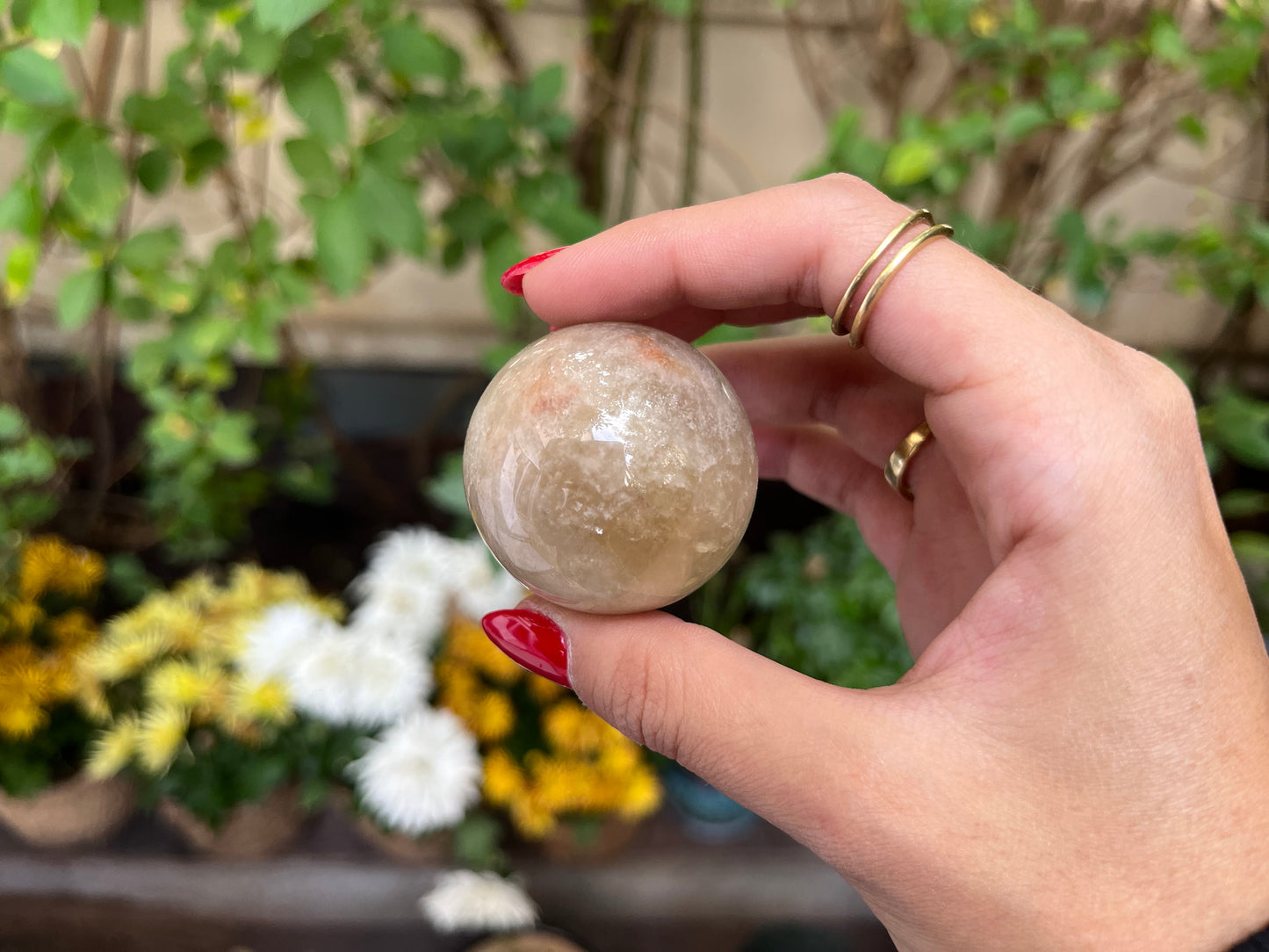 Natural Citrine Sphere