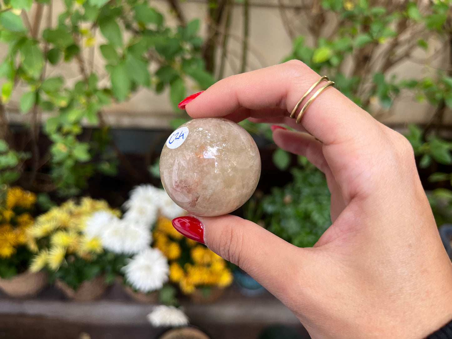 Natural Citrine Sphere